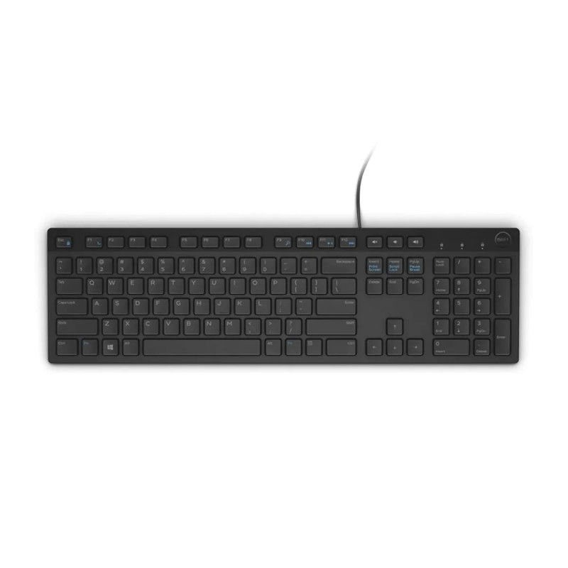 Dell KB216 Multimedia Wired Keyboard - Black - كييبورد
